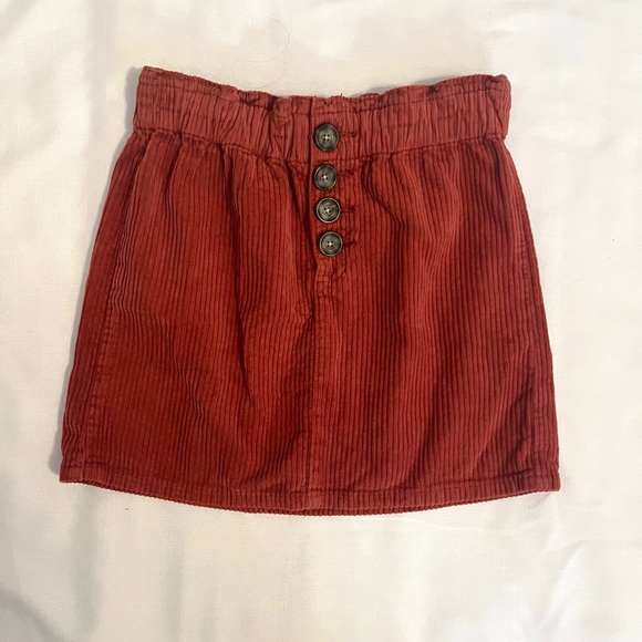 PacSun Dresses & Skirts - Orange button up skirt